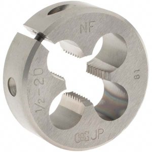OSG Round Die: 1/2-20, High Speed Steel 2707300
