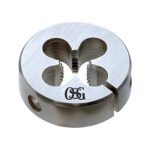 OSG Round Die: 5/16-18, High Speed Steel 2701400