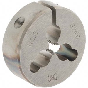 OSG Round Die: #6-32, 1" OD, High Speed Steel 2728800