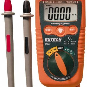 EXTECH CAT IV, Auto Ranging & Digital Multimeter: 600 VAC/VDC DM220