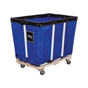 ROYAL BASKET TRUCKS Vinyl Basket Truck: 10 bu, 700 lb Capacity, 31" High, 24" Wide, 36" Long R10-BBW-PMA-3UNN