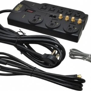 TRIPP-LITE 8 Outlets, 120 Volts, 15 Amps, 10' Cord, Power Outlet Strip TLP810NET