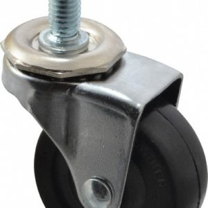 E.R. WAGNER 2" Diam x 13/16" Wide x 2-1/2" OAH Stem Mount Swivel Caster 9F4952004000204