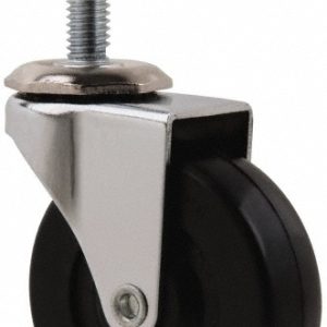 E.R. WAGNER 2-1/2" Diam x 13/16" Wide x 3-1/16" OAH Stem Mount Swivel Caster 9F4957004000207