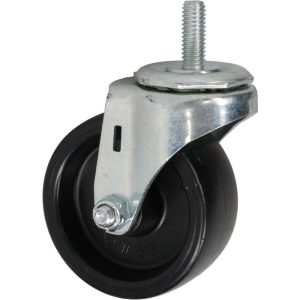 E.R. WAGNER 3" Dia x 1-1/4" Wide x 3-5/8" OAH Stem Mount Swivel Caster 2F9903027000104