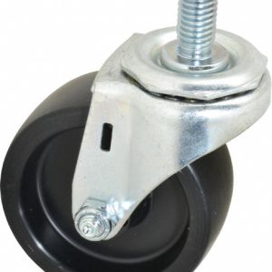 E.R. WAGNER 3" Dia x 1-1/4" Wide x 3-5/8" OAH Stem Mount Swivel Caster 2F9903027000161