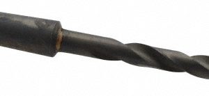 VALUE COLLECTION Taper Shank Drill Bit: 7/16" Dia, 2MT, 118 &deg; Point, High Speed Steel 01520287
