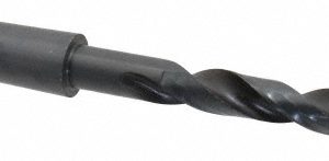 VALUE COLLECTION Taper Shank Drill Bit: 21/32" Dia, 3MT, 118 &deg; Point, High Speed Steel 01530427