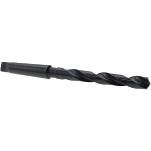 VALUE COLLECTION Taper Shank Drill Bit: 25/32" Dia, 3MT, 118 &deg; Point, High Speed Steel 01530500