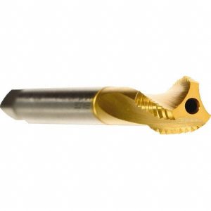 EMUGE Spiral Flute Tap: 3/4-10 UNC, 3 Flutes, Modified Bottoming, 2BX Class of Fit, Cobalt, TIN Coated CU973701.5016