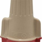3M Wing Twist-On Wire Connector: Red & Tan, Flame-Retardant, 2 AWG 7100127165