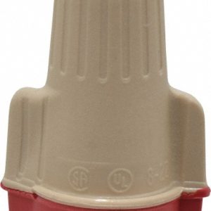 3M Wing Twist-On Wire Connector: Red & Tan, Flame-Retardant, 2 AWG 7100127165