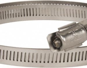 HI-TECH DURAVENT Band Clamp: Hose, 10-5/8" Max Dia, 1/2" Wide, 0.02" Thick, Stainless Steel 062710000003