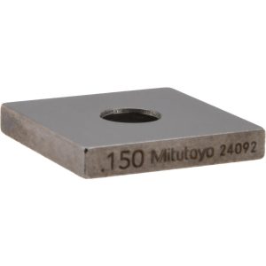 MITUTOYO Square Steel Gage Block: 0.15", Grade 0 614115-531