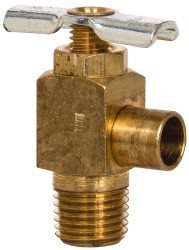 EATON Steel Angle Bib Drain Drain Cock & Shutoff Valve 120