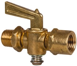 EATON Steel Pipe Fitting Drain Cock & Shutoff Valve 6829