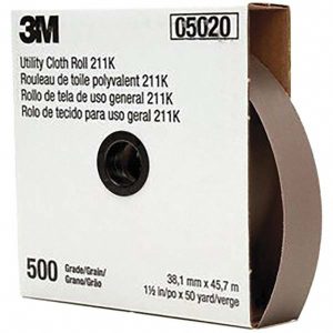 3M 1-1/2" x 50 Yd 500 Grit Aluminum Oxide Shop Roll 7010308048