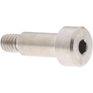 ELECTRO HARDWARE Shoulder Screw: 5 mm Shoulder Dia, 10 mm Shoulder Length, M4x0.70, 4.75 mm Thread Length, 18-8 & 303, Stainless Steel, Hex Socket MSCB315-19 MOD