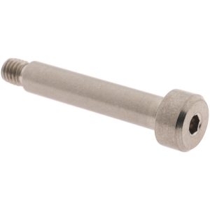 ELECTRO HARDWARE Shoulder Screw: 6 mm Shoulder Dia, 30 mm Shoulder Length, M5x0.80, 18-8 & 303, Stainless Steel, Hex Socket MSCB393-16 MOD