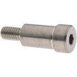 ELECTRO HARDWARE Shoulder Screw: 10 mm Shoulder Dia, 16 mm Shoulder Length, M6x1.00, 18-8 & 303, Stainless Steel, Hex Socket MSCB472-10 MOD