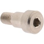 ELECTRO HARDWARE Shoulder Screw: 10 mm Shoulder Dia, 10 mm Shoulder Length, M8x1.25, 18-8 & 303, Stainless Steel, Hex Socket MSCB551-2 MOD