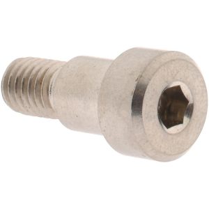 ELECTRO HARDWARE Shoulder Screw: 10 mm Shoulder Dia, 10 mm Shoulder Length, M8x1.25, 18-8 & 303, Stainless Steel, Hex Socket MSCB551-2 MOD