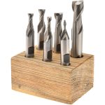 VALUE COLLECTION End Mill Set: 2 Flute, Square End 320-2226