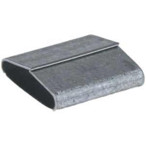 PAC STRAPPING Pack of (2,000) 3/4" Wide, Overlap, Steel Pusher Seal PT68B