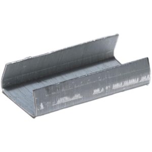 PAC STRAPPING Pack of (1,000) 3/4" Wide, Snap On, Steel Open Seal OST68A