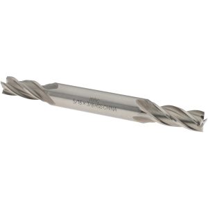 VALUE COLLECTION Square End Mill: 5/16" Dia, 3/4" LOC, 4 Flute, High Speed Steel 720-4028