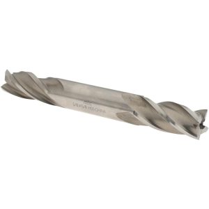 VALUE COLLECTION Square End Mill: 5/8" Dia, 1-3/8" LOC, 4 Flute, High Speed Steel 720-4060