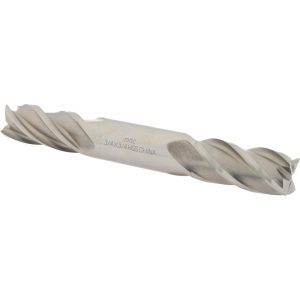 VALUE COLLECTION Square End Mill: 3/4" Dia, 1-5/8" LOC, 4 Flute, High Speed Steel 720-4068