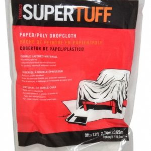 TRIMACO Medium Weight Paper/Plastic Drop Cloth 02301