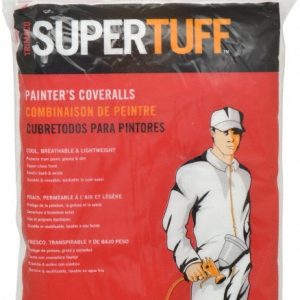TRIMACO Disposable Coveralls: Size 2X-Large, Polypropylene, Zipper Closure 09907