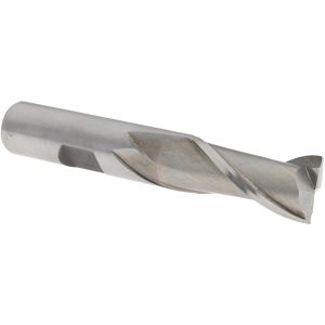 VALUE COLLECTION Square End Mill: 9/16" Dia, 1-1/8" LOC, 2 Flute, High Speed Steel 720-1047