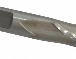 VALUE COLLECTION Square End Mill: 5/8" Dia, 1-1/8" LOC, 2 Flute, High Speed Steel 720-1051
