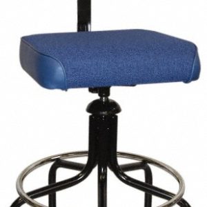 BEVCO Task Chair: Cloth, 24 to 29" Seat Height, Royal Blue, Adjustable Height 2600/5-BLU-F/V