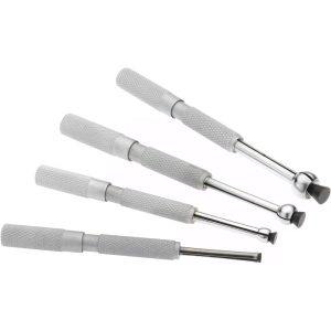 SPI 1/8 to 1/2 Inch Measurement, 1, 1-3/16, 1-9/16 and 1-5/8 Inch Gage Depth, Small Hole Gage Set 31-440-1