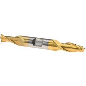 VALUE COLLECTION Square End Mill: 5/16" Dia, 9/16" LOC, 2 Flute, High Speed Steel 722-2032