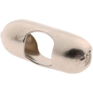 BALL CHAIN MFG. CO., INC. 17/32 Inch Long Nickel Plated Brass Connector 00034P