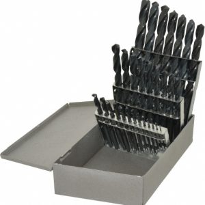 TRIUMPH TWIST DRILL Drill Bit Set: Jobber Length Drill Bits, 29 Pc, 118 &deg;, High Speed Steel 099802