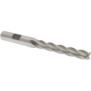 VALUE COLLECTION Square End Mill: 5/16" Dia, 2" LOC, 4 Flute, High Speed Steel 720-3603