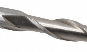 VALUE COLLECTION Square End Mill: 5/8" Dia, 3" LOC, 2 Flute, High Speed Steel 720-1233