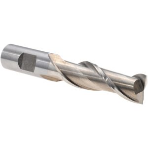 VALUE COLLECTION Square End Mill: 3/4" Dia, 2-1/4" LOC, 2 Flute, High Speed Steel 720-1237