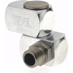 DYNABRADE Pneumatic Swivel Fitting: 3/8" NPT, Universal Interchange 95461