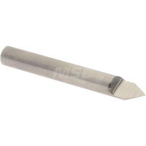 ACCUPRO Engraving Cutter: 60 &deg;, 3/16" Dia, Conical Point, Solid Carbide 01787126