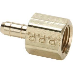 PARKER Barbed Tube Female Connector: Multiple Barbs, 1/8-27 26-4-2