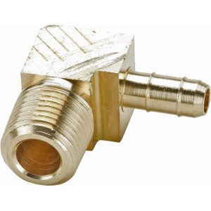 PARKER Barbed Tube Male Elbow: Multiple Barbs, 1/8-27 229-4-2