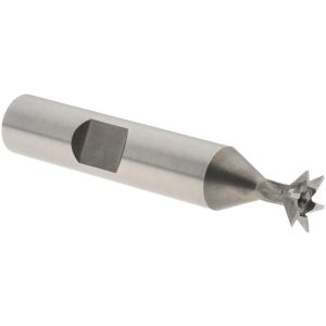 VALUE COLLECTION Dovetail Cutter: 45 &deg;, 3/8" Cut Dia, 3/16" Cut Width, High Speed Steel DC4503HS