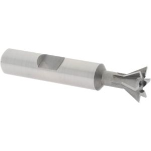 VALUE COLLECTION Dovetail Cutter: 60 &deg;, 1/2" Cut Dia, 1/4" Cut Width, High Speed Steel DC6004HS